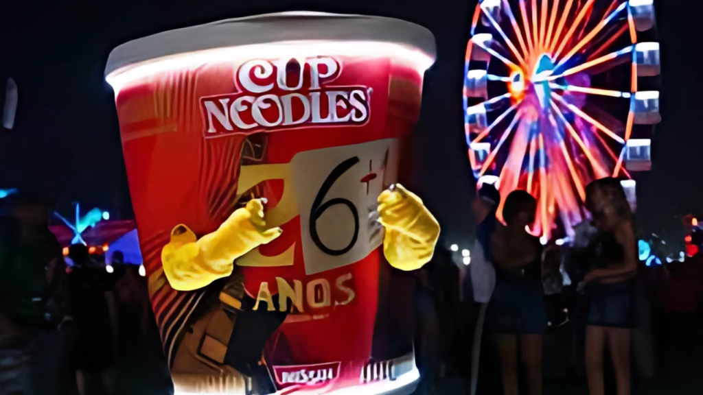 Cup Noodles Retorna ao Rock in Rio 2022 com Novos Sabores e Parceria Sustentável