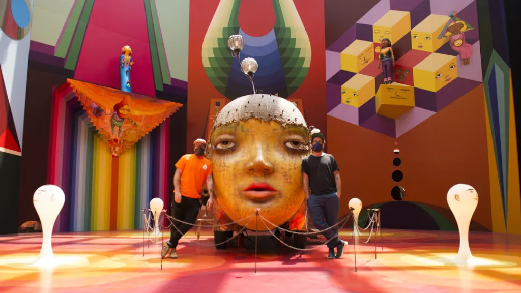 Porto Saúde Leva a Arte de Os Gêmeos ao Rock in Rio 2022