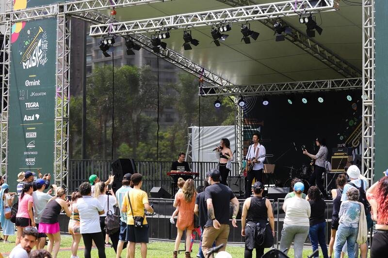 Grandes marcas em ação no Music in the Park