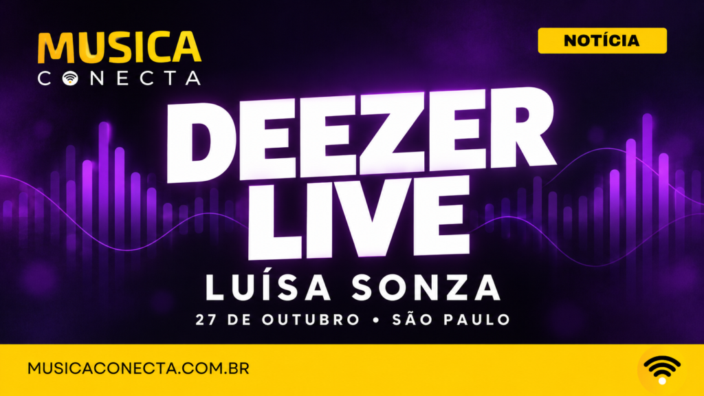 Deezer Live estreia com Luísa Sonza no Ibirapuera em 27 de outubro