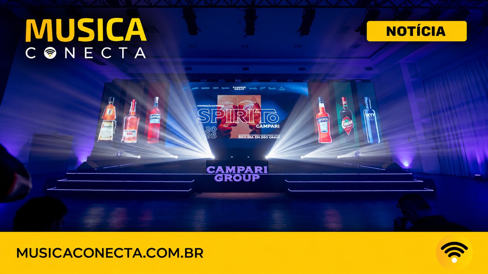 Música integrou a Spirito Campari, convenção assinada pela Innova AATB em 2026