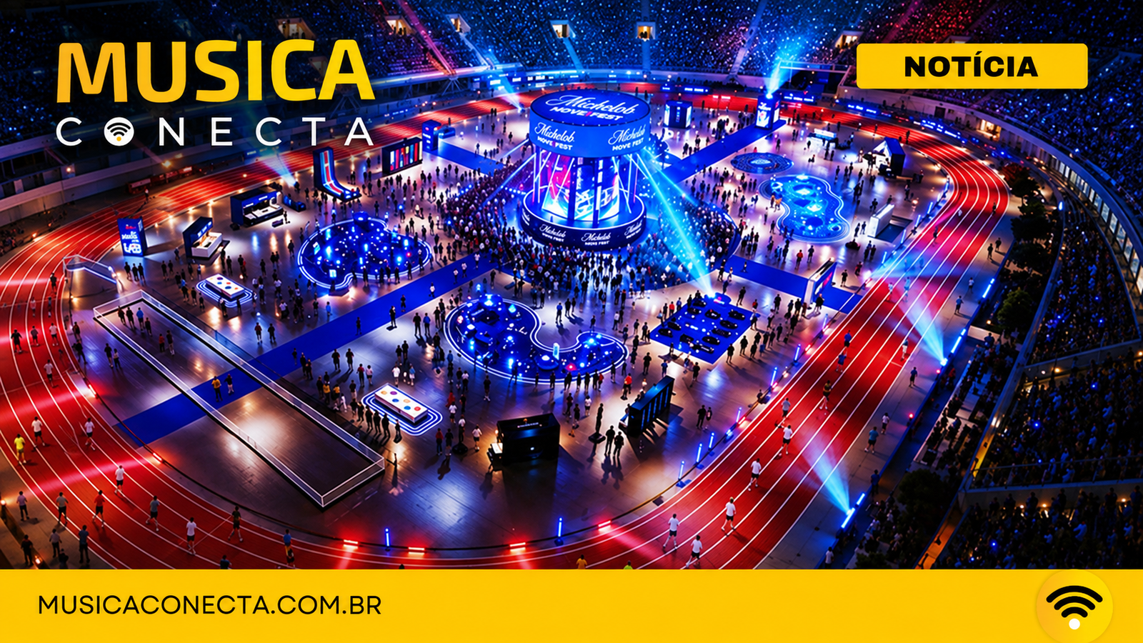 Michelob Ultra une corrida e Marshmello no Move Fest em São Paulo